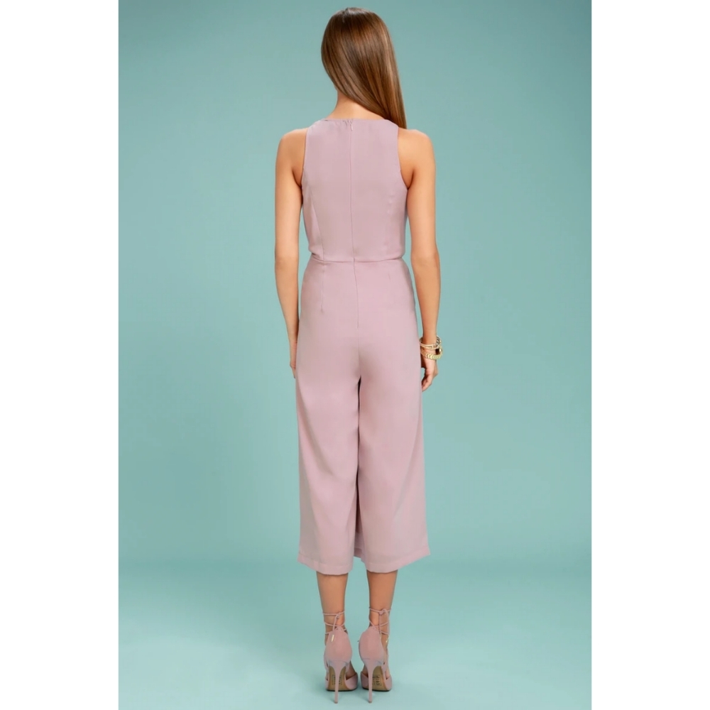 Lulu's On Track Mauve Midi Jumpsuit - image 3